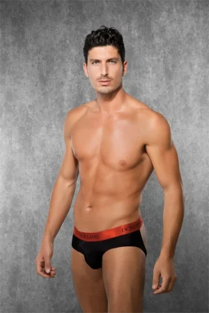 Doreanse 1310 Men's Jock Straps Thongs in Black - Front View | Buy Online at Cheeky Craic